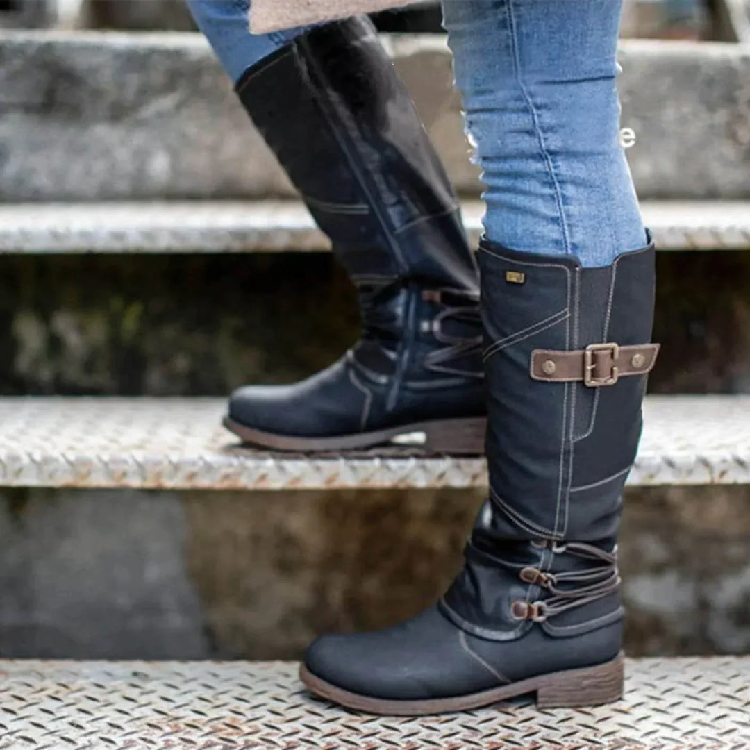 Frauen - Lederstiefel - Stilvolle, langlebige Stiefel für jeden Anlass - Modische Damenstiefel