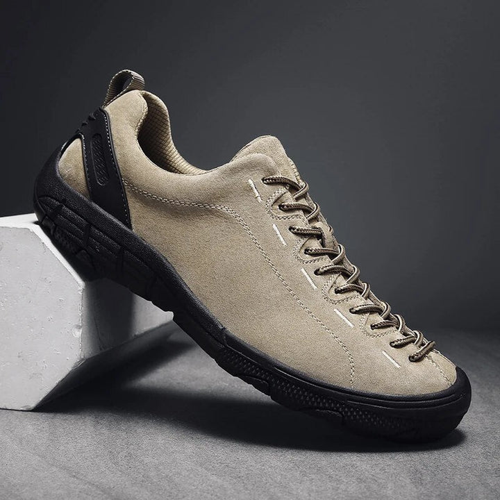 Herren - Modische Leder-Sneakers - Hochwertigem Leder Elegante Stilvolle Sneaker - Bequeme Schuhe für jeden Anlass