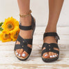 Damen - Stylische Keilsandalen - Bequeme Passform - Ideal für den Sommer - Trendige Sandaletten