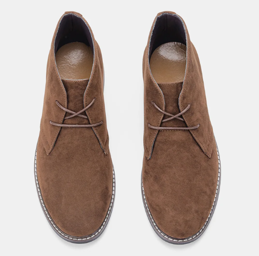 Stilvolle Chukka Boots Herren aus Wildleder, Bequeme Freizeitschuhe