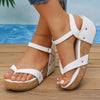 Damen - Modische Plateausandalen - Bequeme Sandalen - Trendiger Stil für jeden Anlass - Perfekter Komfort