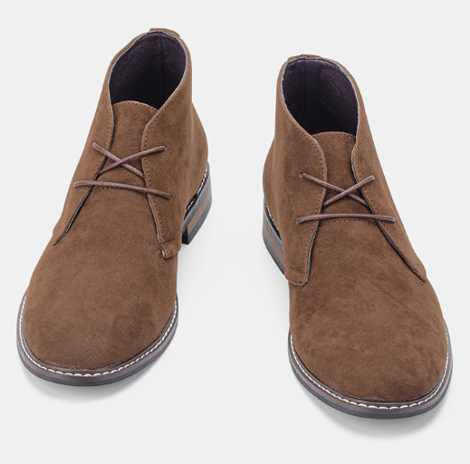 Stilvolle Chukka Boots Herren aus Wildleder, Bequeme Freizeitschuhe