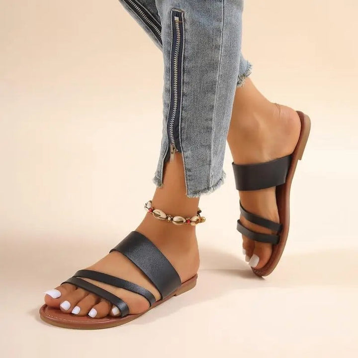 Damen - Bequeme Sandalen - Atmungsaktives Material - Perfekt für den Sommer - Stylisch und Komfortabel