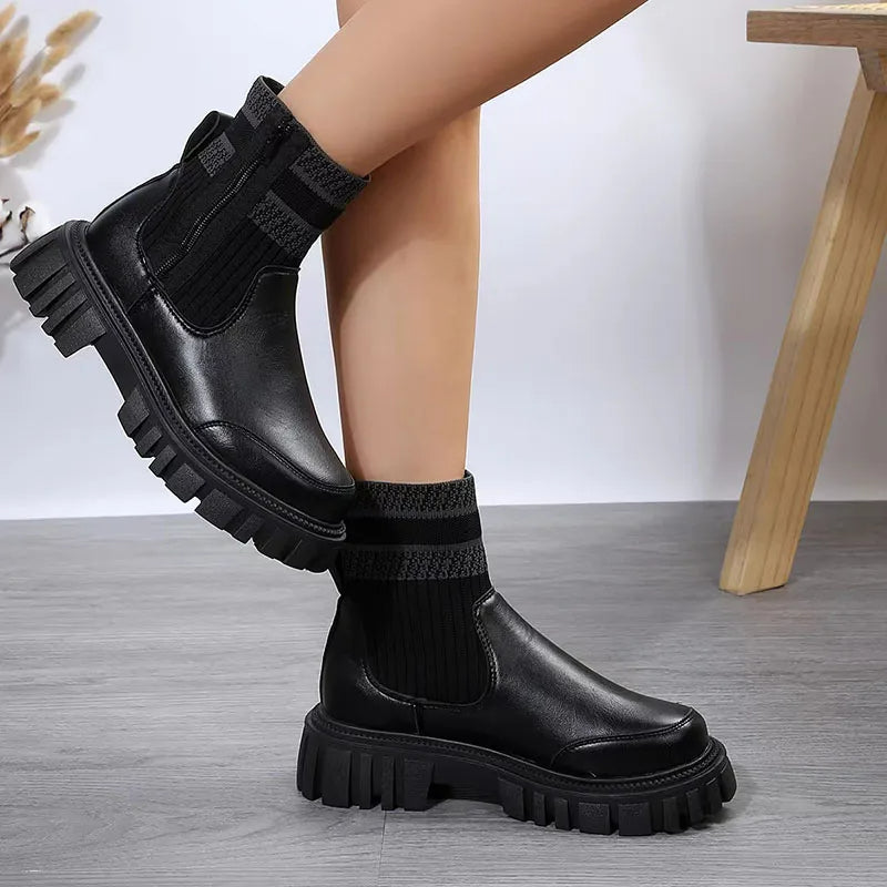 Damen - Stiefel - Modische Stiefel aus hochwertigem Material - Trendy und bequem für jeden Anlass