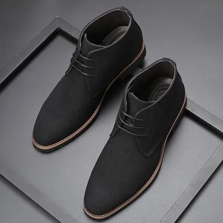 Klassische Chukka Boots Herren aus Wildleder, Rutschfeste Stiefeletten