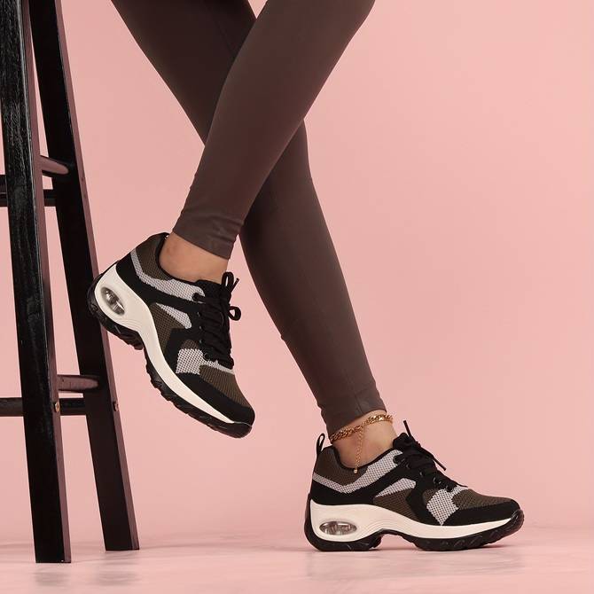 Damensneaker - Bequemes Material - Trendy und Stylisch für Aktive Frauen