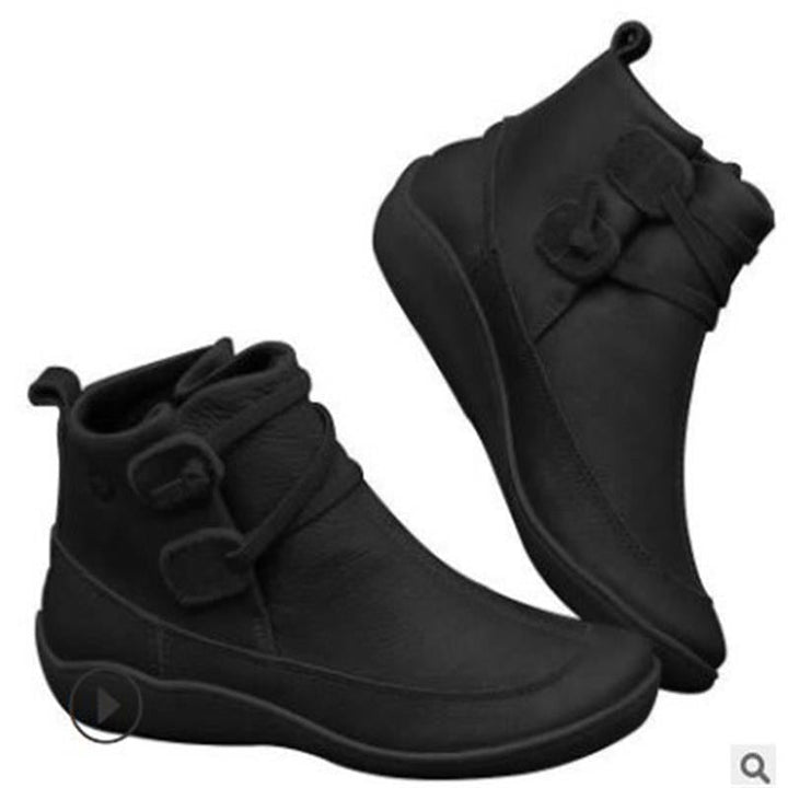 Damen - Vintage Stiefel - Leder - Klassische Boots für vielseitige Anlässe