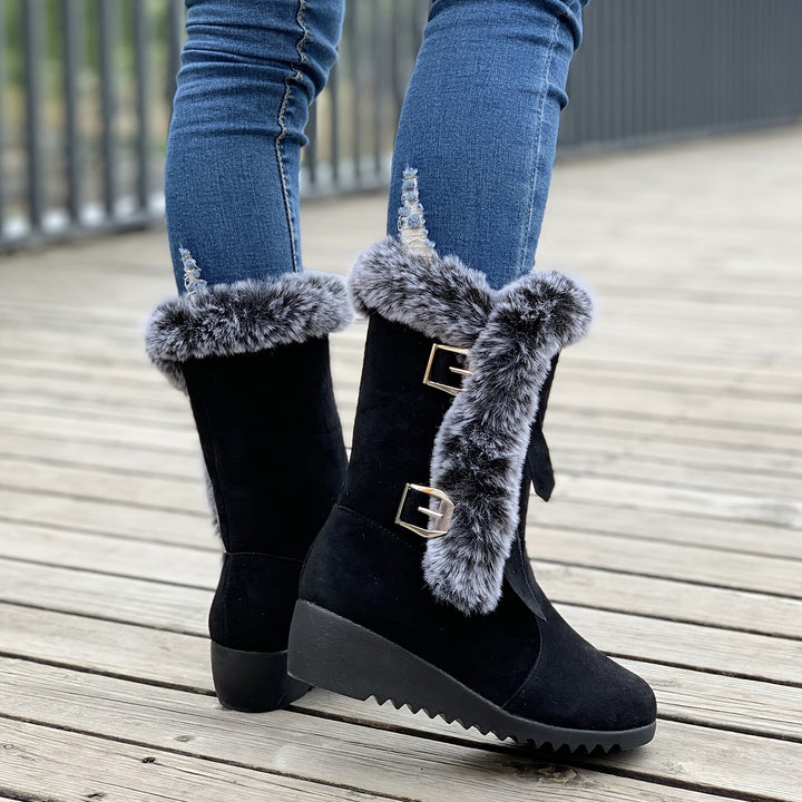 Frauen - Winterstiefel - Warme und Bequeme Stiefel - Ideal für kalte Tage - Stylische Wintermode