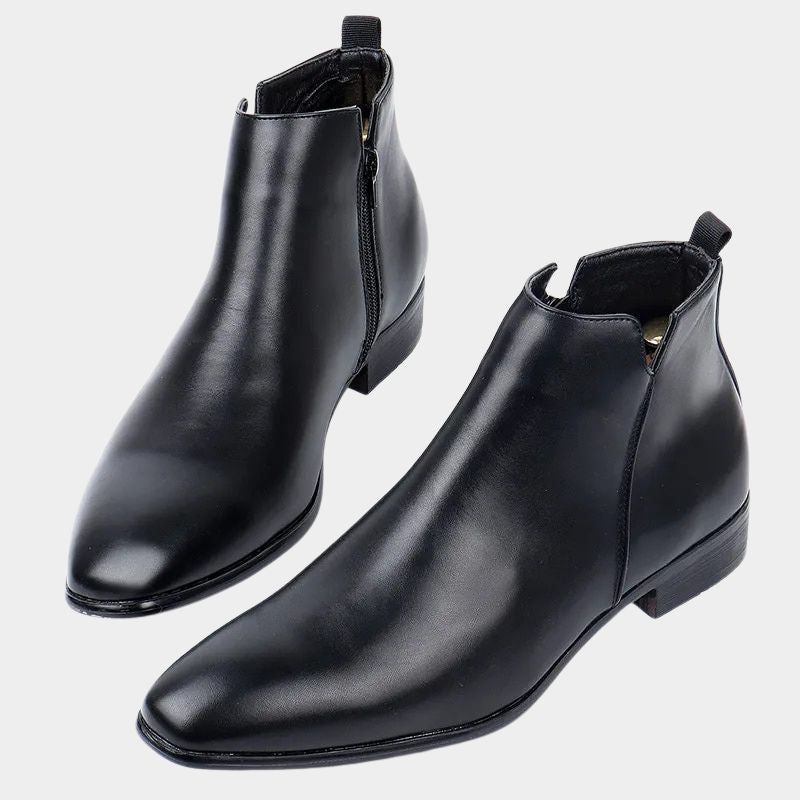 Herren - Retro-Stiefel - Klassischer Stil Hochwertiges Leder - Elegante Freizeit- und Büroschuhe