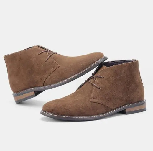 Stilvolle Chukka Boots Herren aus Wildleder, Bequeme Freizeitschuhe