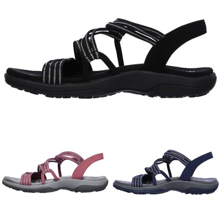 Damen - Stilvolle Sandalen - Bequemes Design mit hochwertigem Material - Ideal für den Alltag