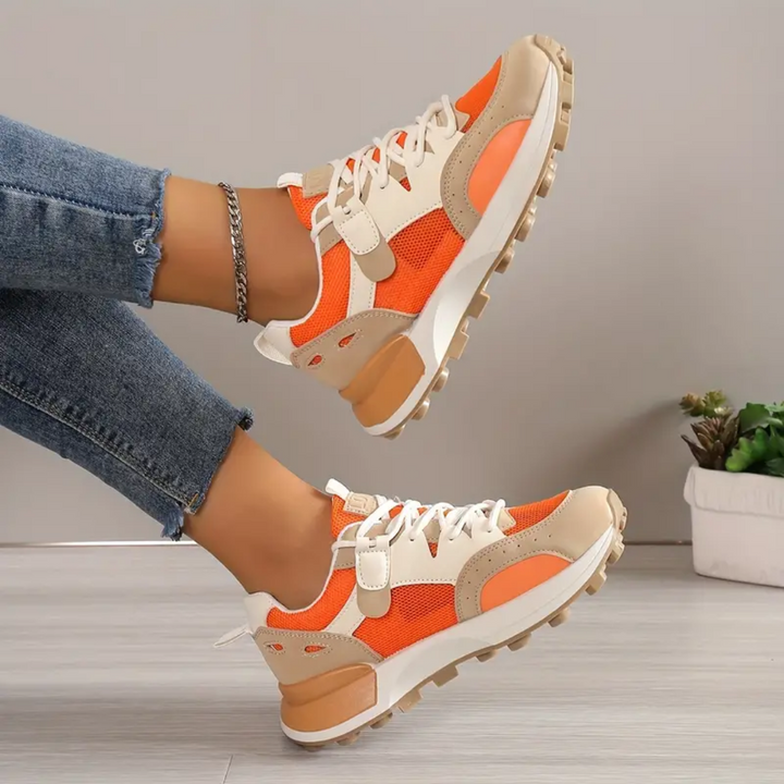 Damen - Chunky Sneakers - Modische Sportschuhe mit dicker Sohle - Trendige Damen Sneakers für jeden Anlass