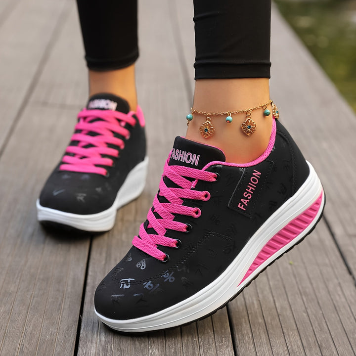 Damen - Trainer - Stylischer Sportlicher Schuh - Bequemes Material - Ideal für Freizeitaktivitäten