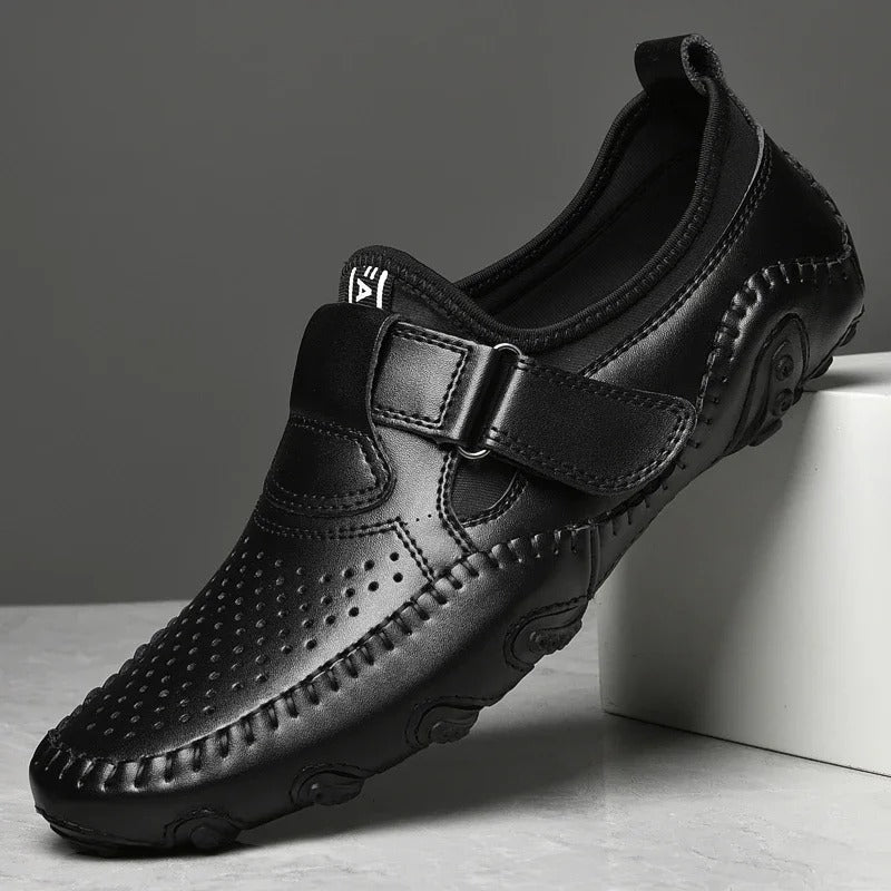 Herren - Atmungsaktive Lederschuhe - Bequeme, stilvolle Schuhe aus hochwertigem Leder - Perfekt für jeden Anlass