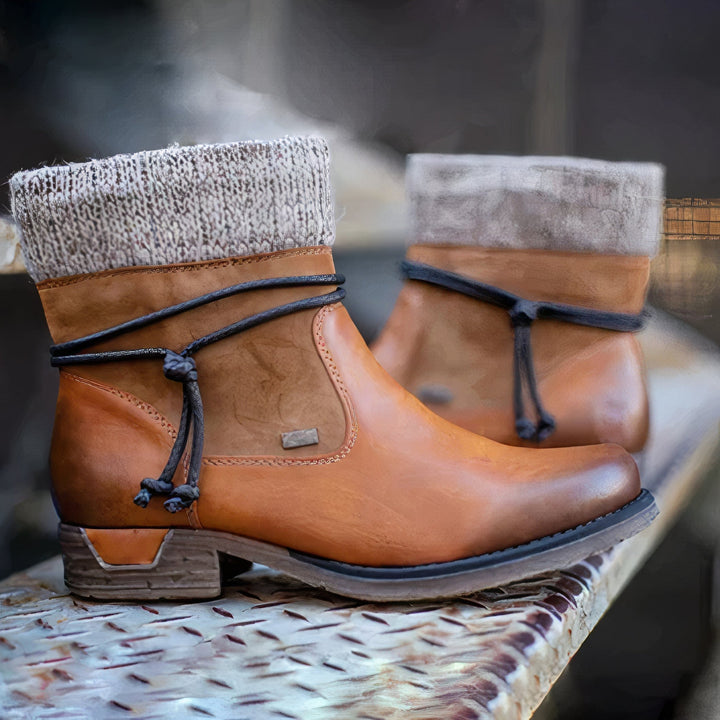 Frauen - Warme Winterstiefel - Gemütliches Material - Perfekt für kalte Tage - Stylische Wintermode