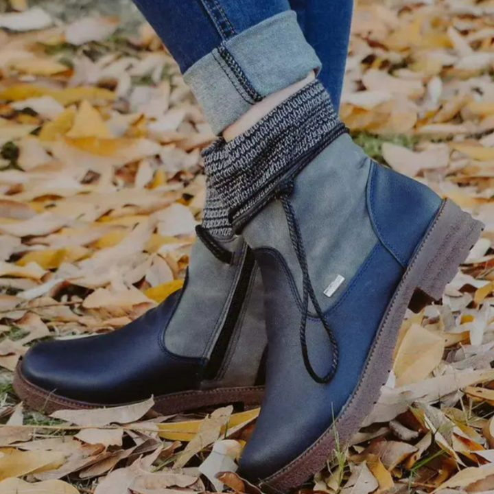 Frauen - Warme Winterstiefel - Gemütliches Material - Perfekt für kalte Tage - Stylische Wintermode