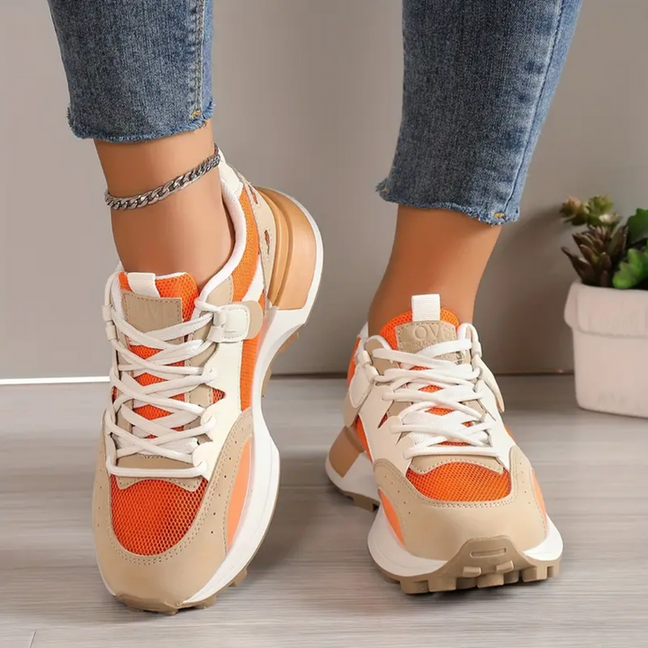 Damen - Chunky Sneakers - Modische Sportschuhe mit dicker Sohle - Trendige Damen Sneakers für jeden Anlass