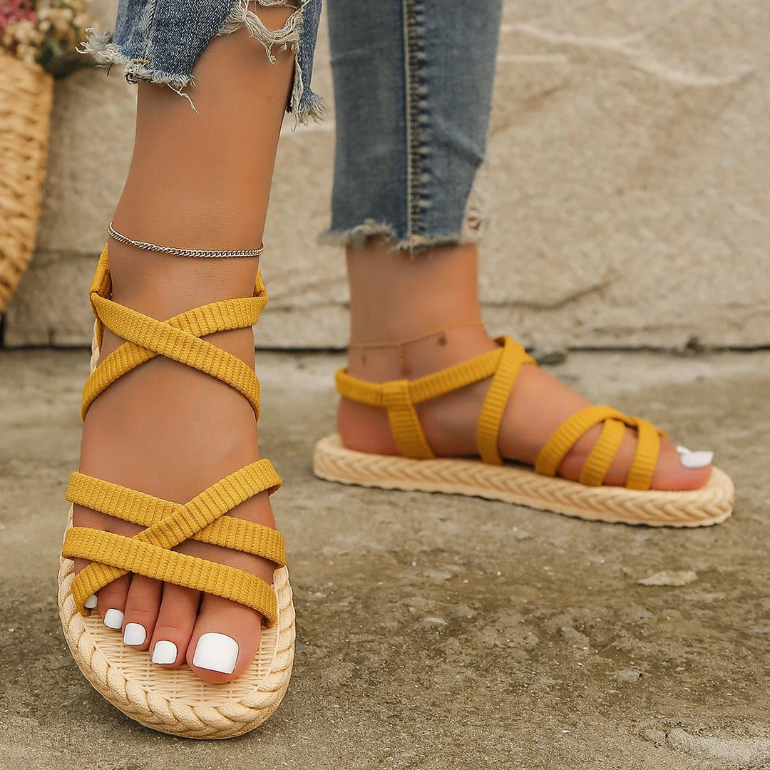 Damen - Trendige Sandalen - Langlebige Materialien Bequem und Stilvoll - Perfekt für den Sommer