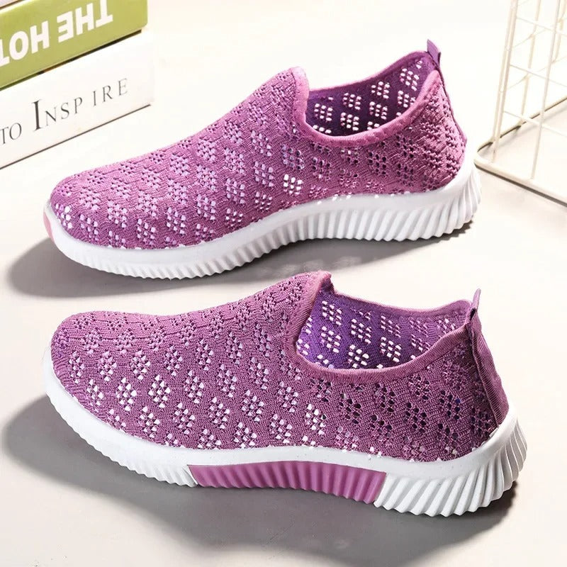 Damen - Atmungsaktive Sneaker - Leicht & Bequem - Ideal für Sport und Freizeit