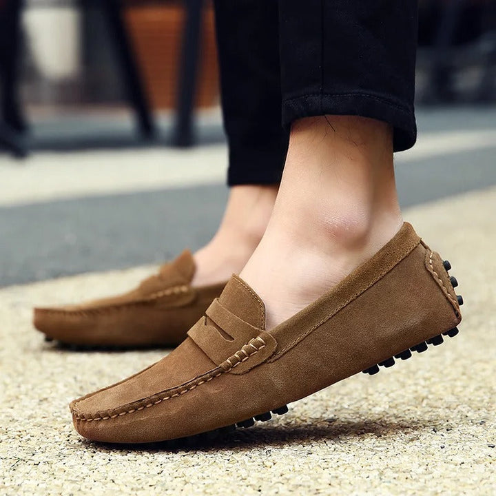 Elegante Loafers aus Leder - Handgefertigte Schuhe für stilbewusste Männer - Komfort & Klasse vereint