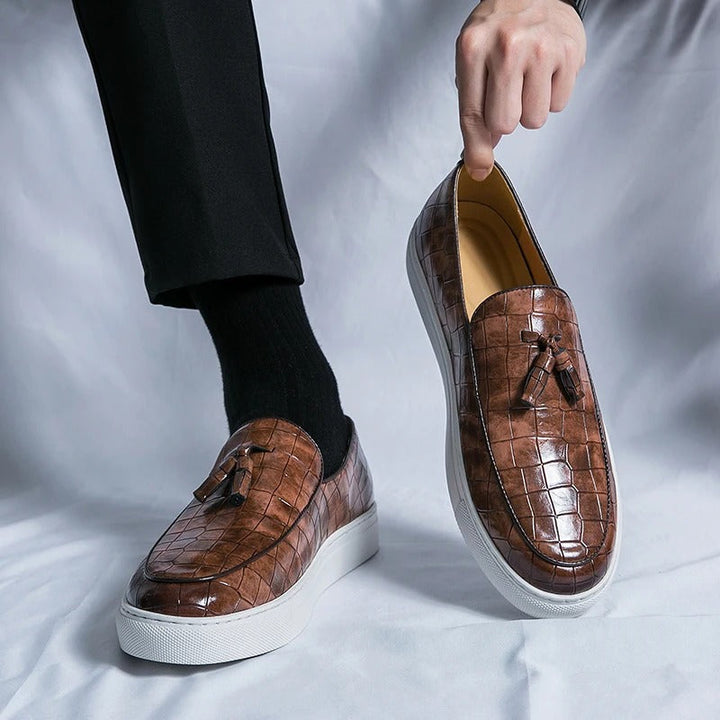 Bequeme Loafers für Männer - Elegante Schuhe aus weichem Leder - Ideal für Freizeit und Büro