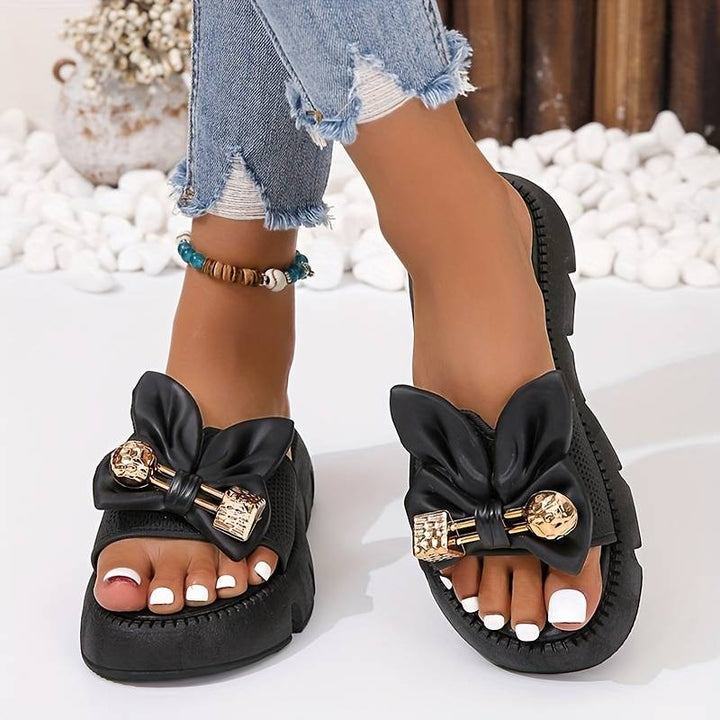 Damen - Modische Plateausandalen - Bequeme und Trendige Schuhe für den Sommer - Stilvolle Fußbekleidung