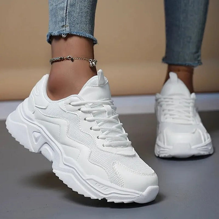 Damen - Atmungsaktive Sneakers - Leicht und bequem - Ideal für den Alltag - Sportliche Schuhe