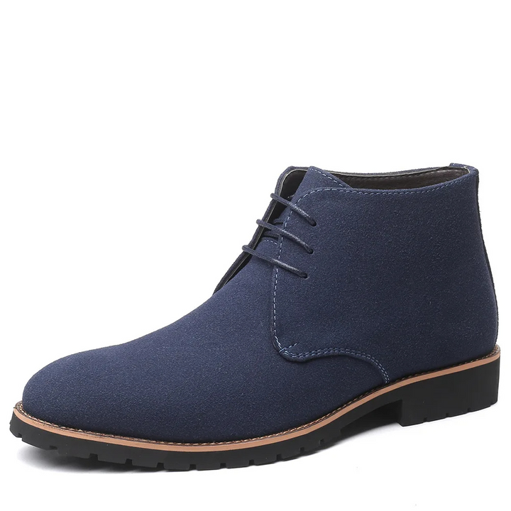 Klassische Chukka Boots Herren aus Wildleder, Rutschfeste Stiefeletten