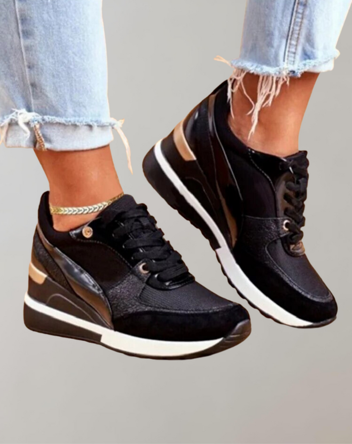 Damen - Mesh Schuhe - Atmungsaktiv und Bequem - Trendy Herbst-Sneaker für den Alltag