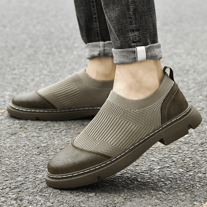 Slip-On-Loafer mit Mesh