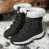 Damen - Klassische Schneestiefel - Wasserdichtes Material für Winter - Bequeme und stilvolle Winterstiefel