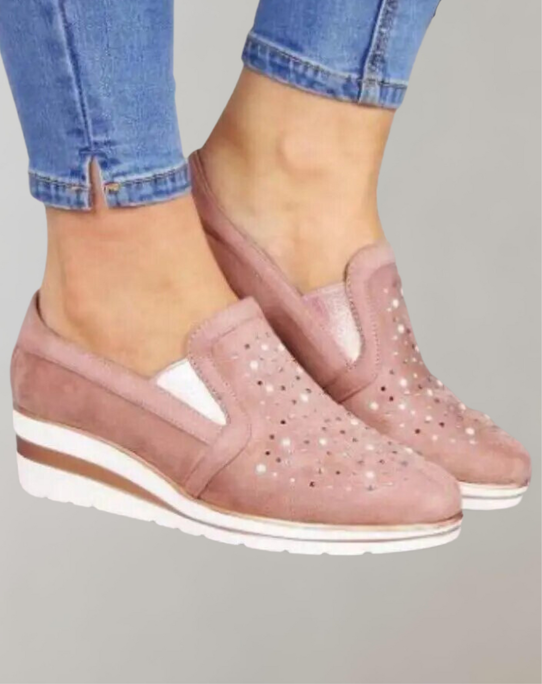 Damen - Bling Sneakers - Flach mit Glitzernden Details - Stylische Damen Schuhe für modischen Look