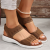 Damen - Sandalen - Bequeme Stricksandalen für den Sommer - Komfortabel, Atmungsaktiv und Stilvoll