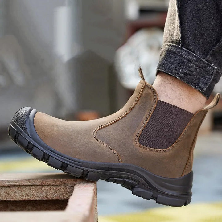 Män - Robuste Sicherheitsstiefel - Schützendes Material für optimalen Komfort - Ideal für Arbeit und Outdoor