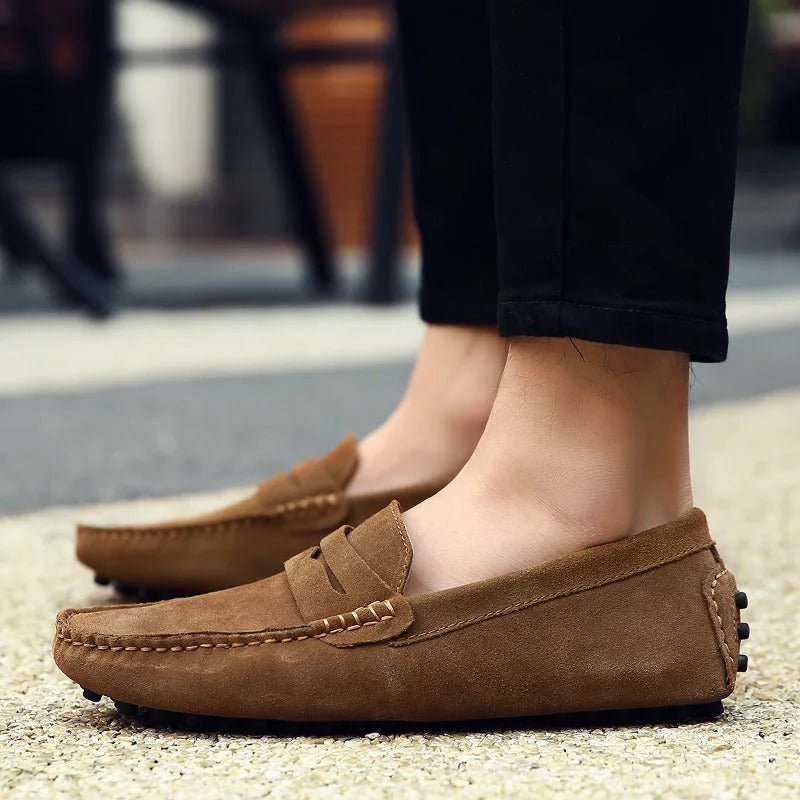 Elegante Loafers aus Leder - Handgefertigte Schuhe für stilbewusste Männer - Komfort & Klasse vereint