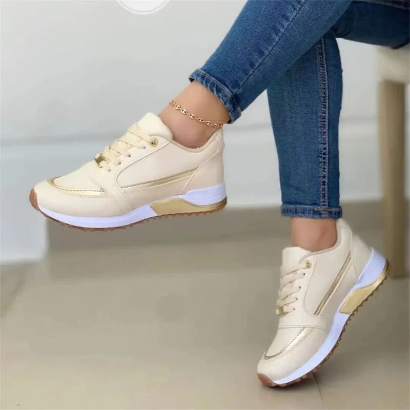 Damen Sneakers - Bequem und Modisch - Atmungsaktives Material für Alltag und Freizeit - Stylische Schuhe