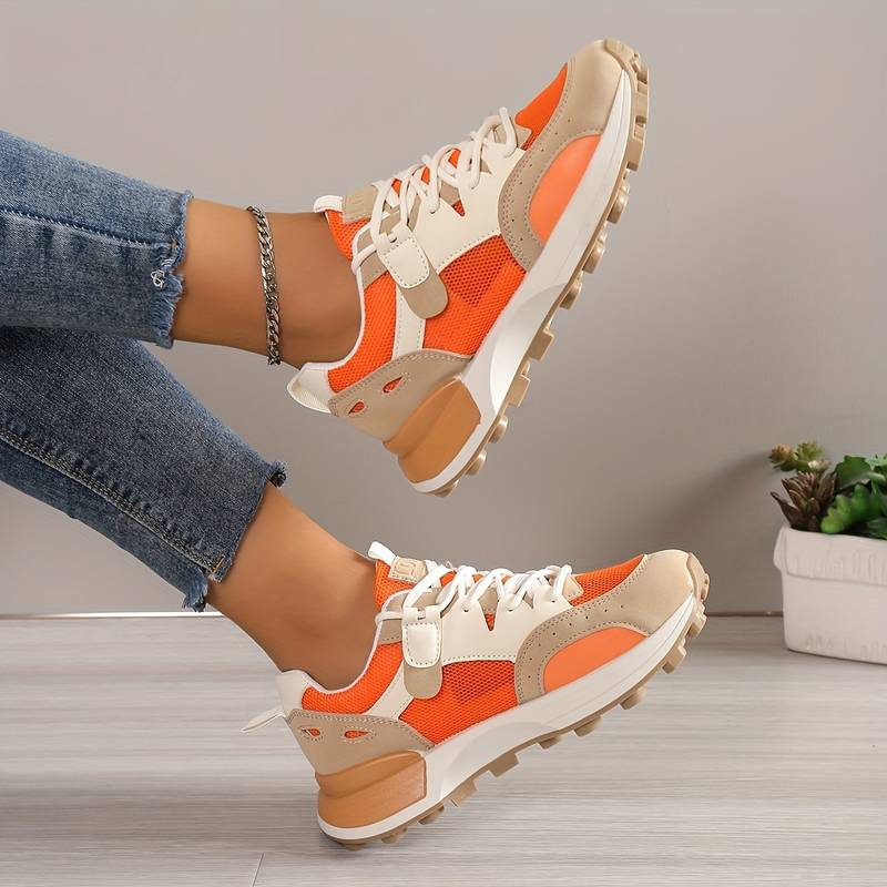 Damen - Flexibla sneakers - Lätta och andas - Perfekta för vardagskomfort