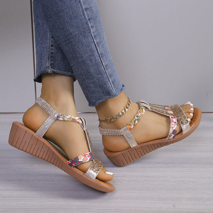 Damen - Trendige Sandalen - Stilvoll und Bequem - Perfekt für den Sommer