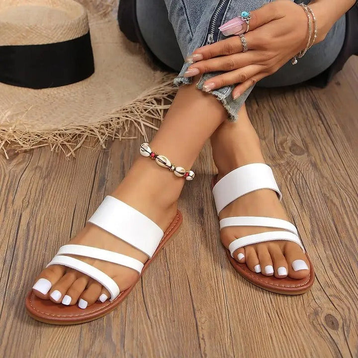 Damen - Bequeme Sandalen - Atmungsaktives Material - Perfekt für den Sommer - Stylisch und Komfortabel