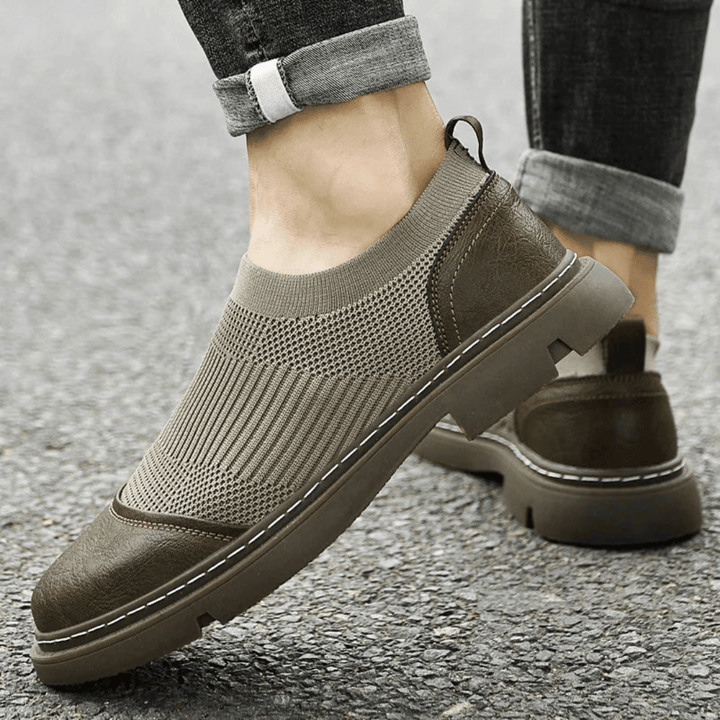 Slip-On-Loafer mit Mesh