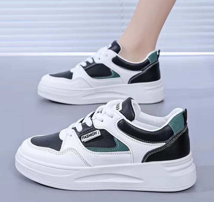 Damen - Turnschuhe - Dicke Sohle - Stilvolle und bequeme Freizeitschuhe