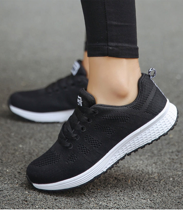 Damen - Laufschuhe - Leichte Sneakers - Komfortable Sportschuhe für aktive Frauen