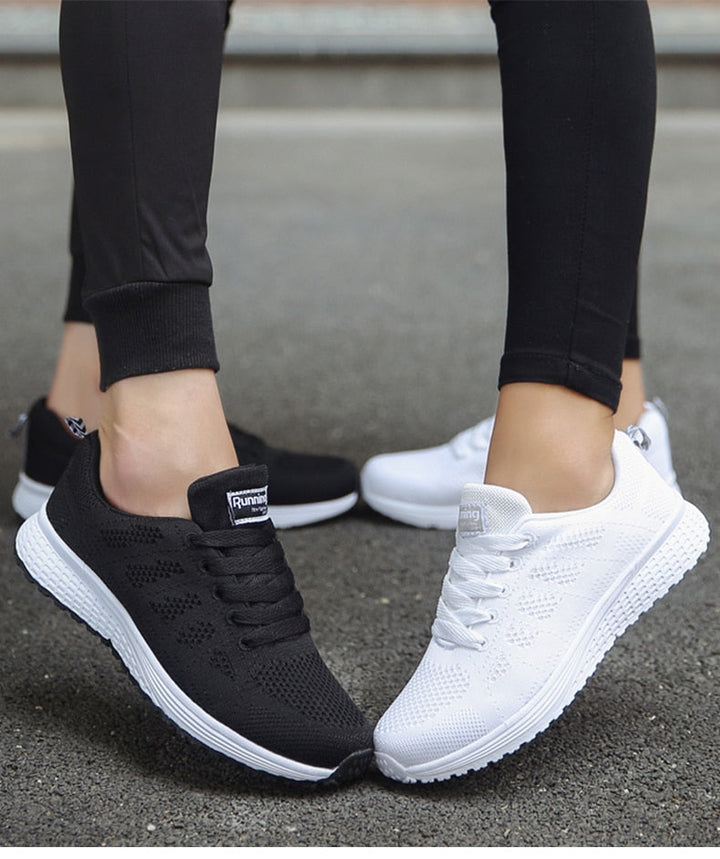 Damen - Laufschuhe - Leichte Sneakers - Komfortable Sportschuhe für aktive Frauen