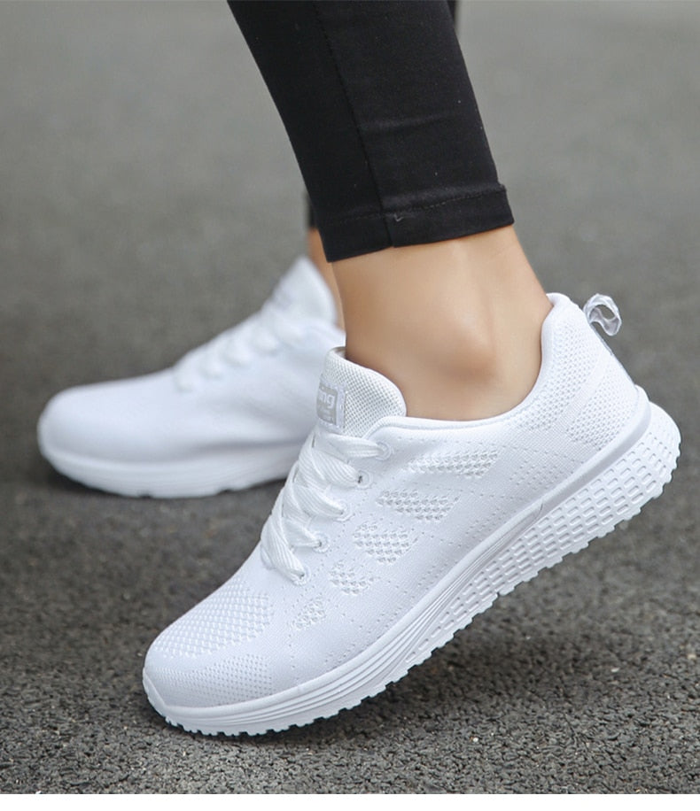 Damen - Laufschuhe - Leichte Sneakers - Komfortable Sportschuhe für aktive Frauen