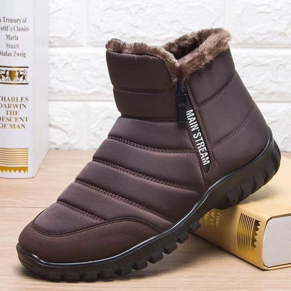 Herren - Wasserdichte Stiefel - Warm und Bequem - Outdoor Schuhe für kaltes Wetter