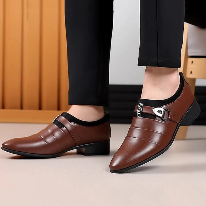 Herren - Elegante Klassische Lederschuhe - Hochwertiges Leder - Stilvolle Freizeit- und Geschäftsschuhe