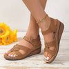 Damen - Stylische Keilsandalen - Bequeme Passform - Ideal für den Sommer - Trendige Sandaletten