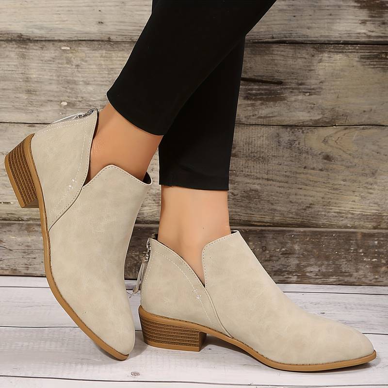 Damen - Ankle Boots - Lederoptik - Elegante und bequeme Stiefeletten für jeden Anlass