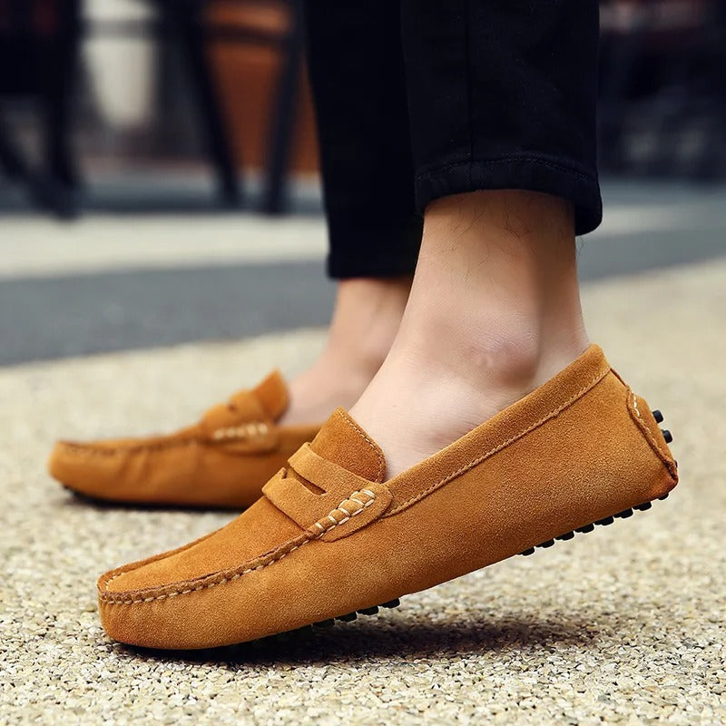 Elegante Loafers aus Leder - Handgefertigte Schuhe für stilbewusste Männer - Komfort & Klasse vereint