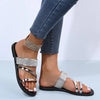 Damen - Sandalen - Glamouröses Design - Bequeme und Stilvolle Sommer-Sandalen für jeden Anlass